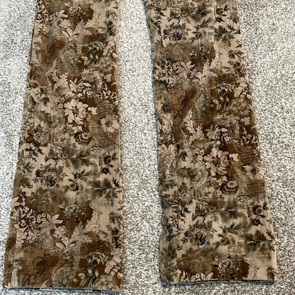 Tara Jarmon Printed Sude Trouser Pants - Picture 4 of 15